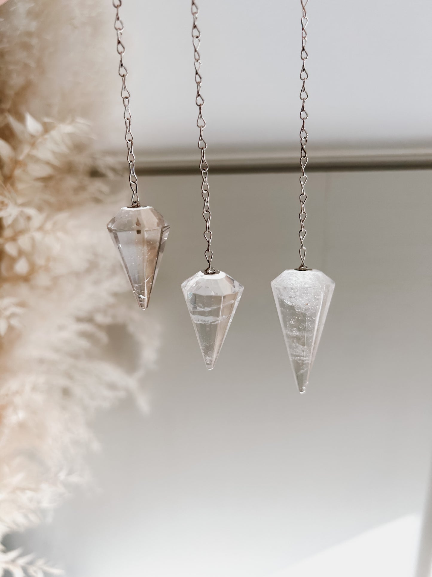 Clear Quartz Pendulum