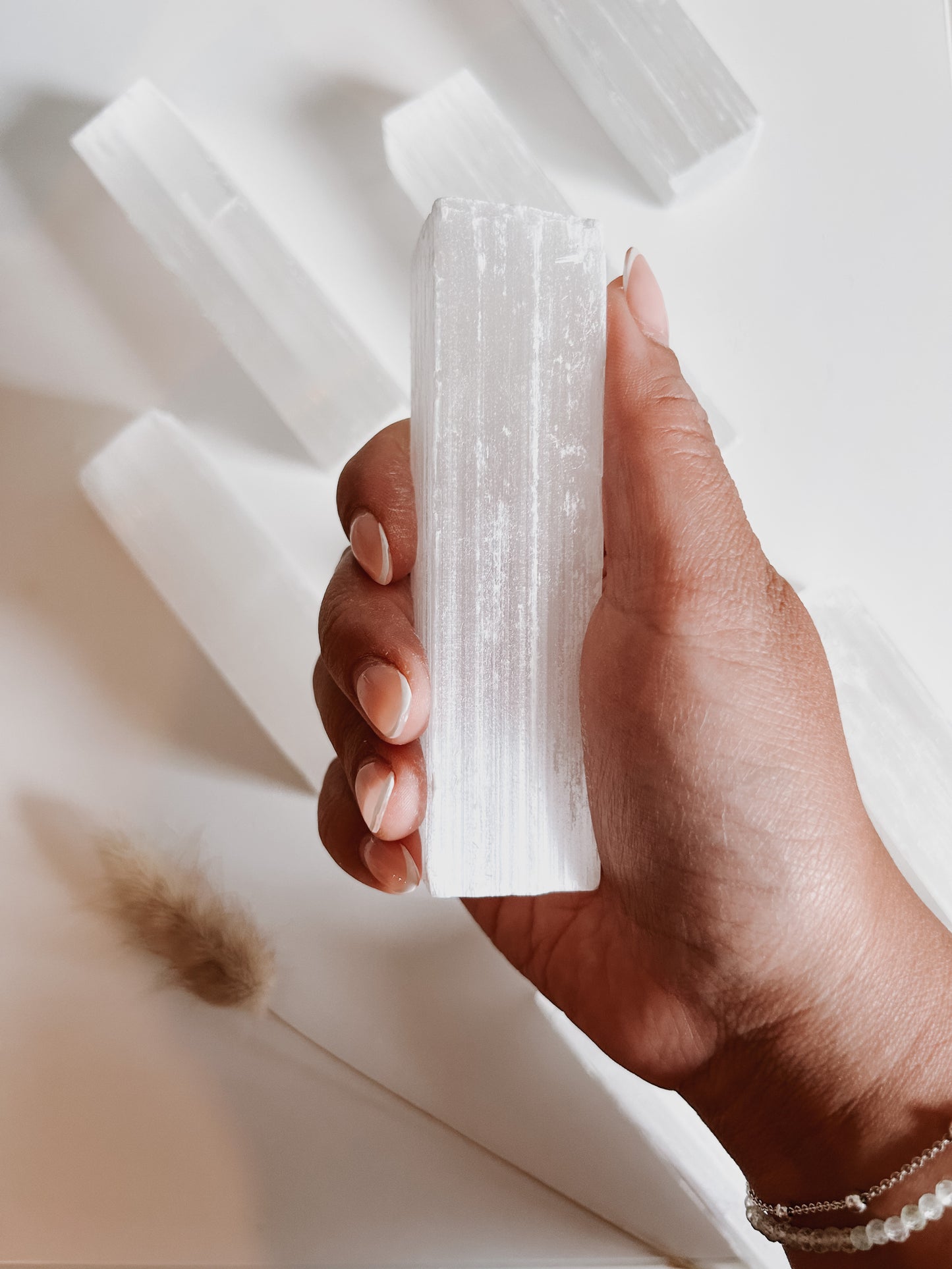 Selenite Satin Spar Wand