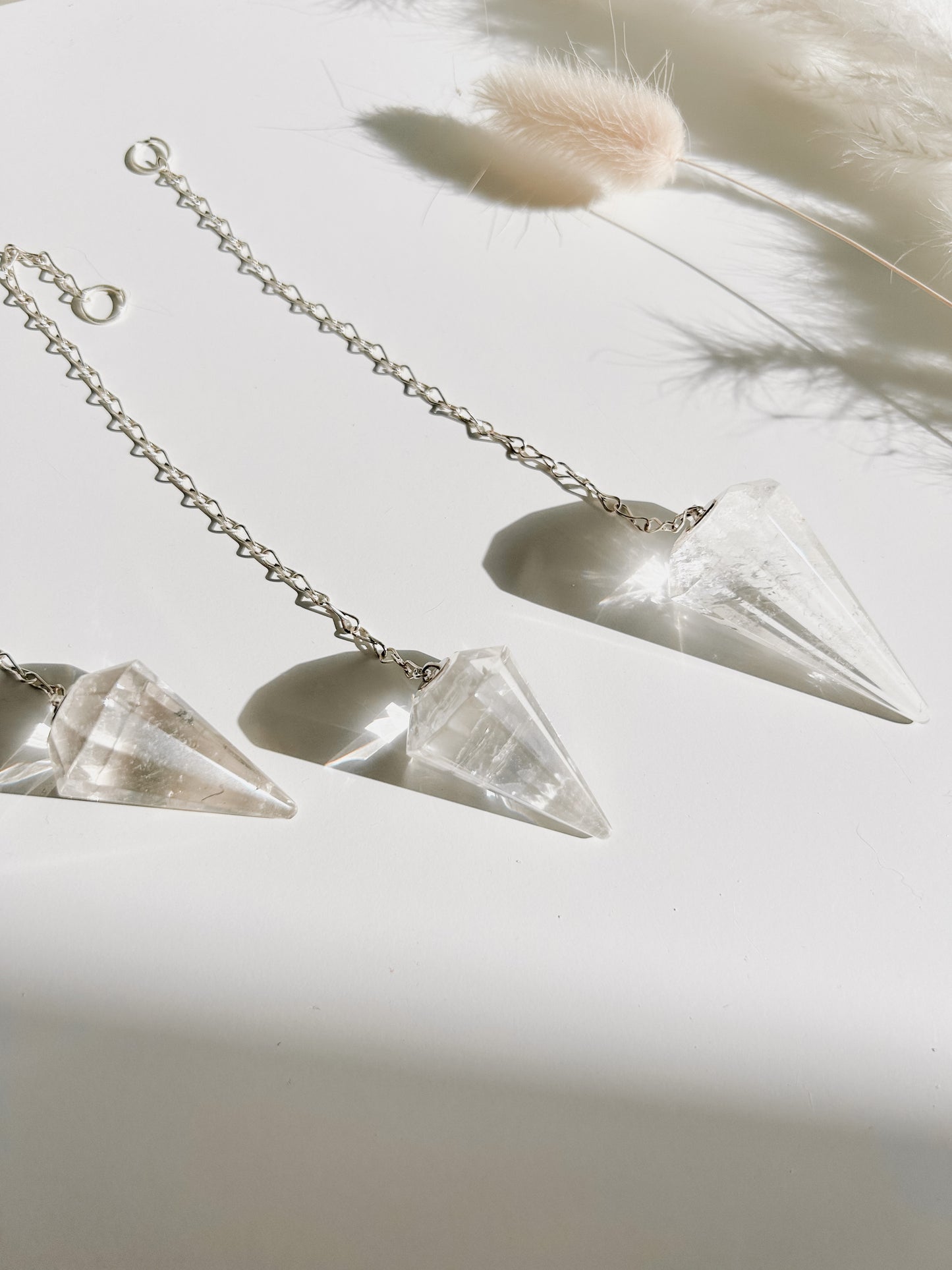 Clear Quartz Pendulum