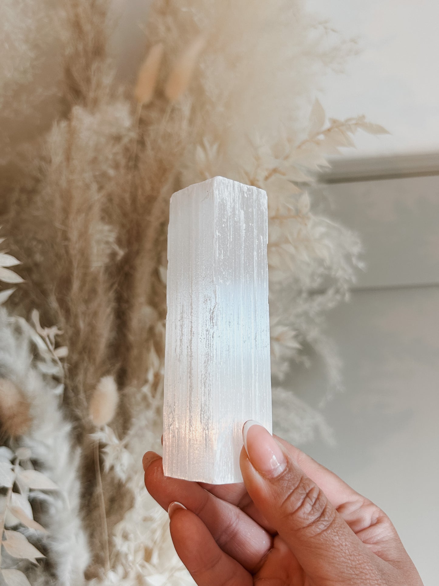 Selenite Satin Spar Wand