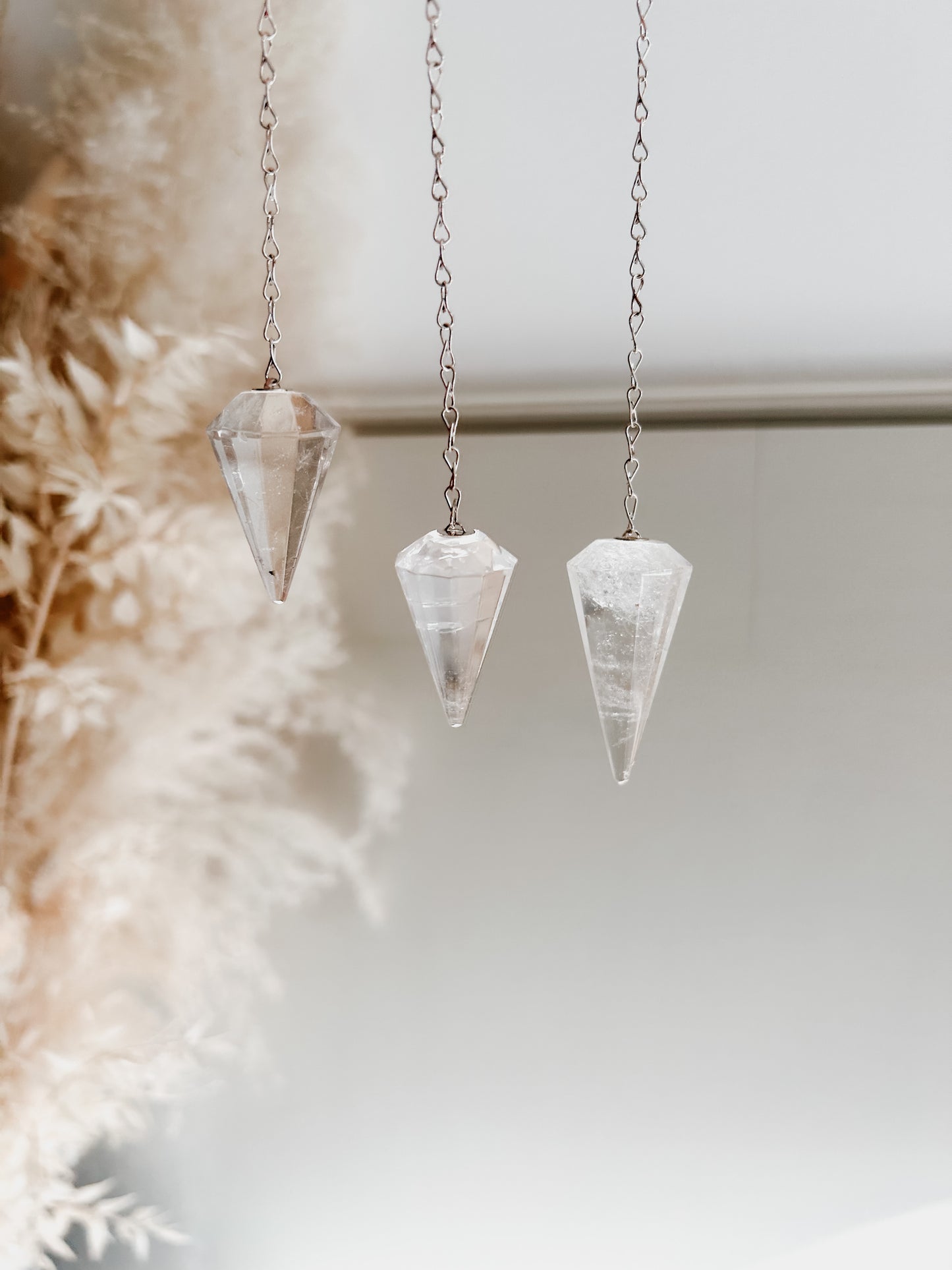 Clear Quartz Pendulum