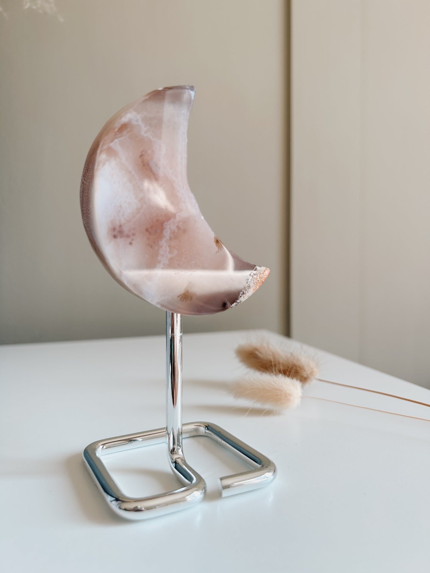 Mauve Agate Moon