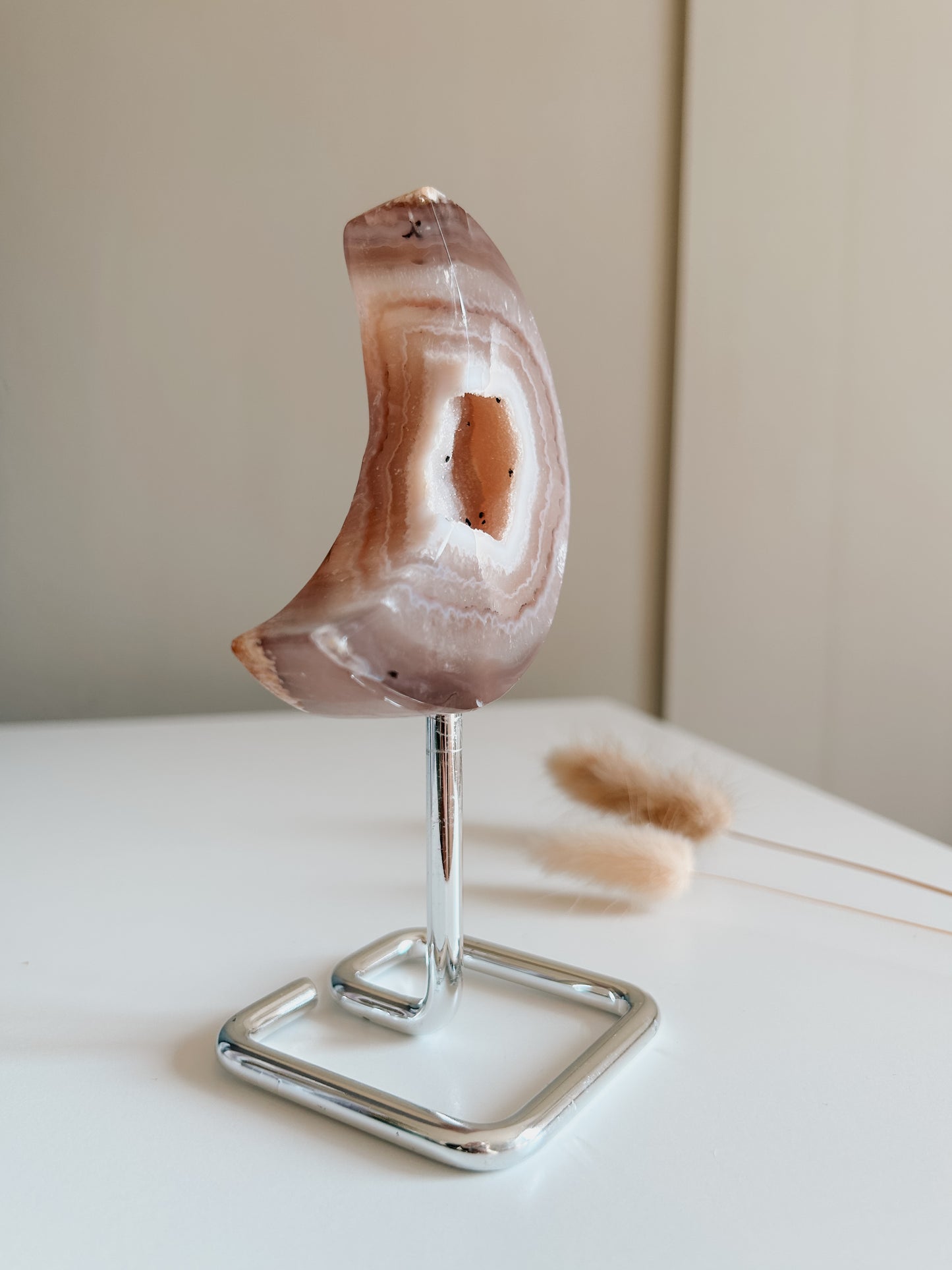Mauve Agate Moon