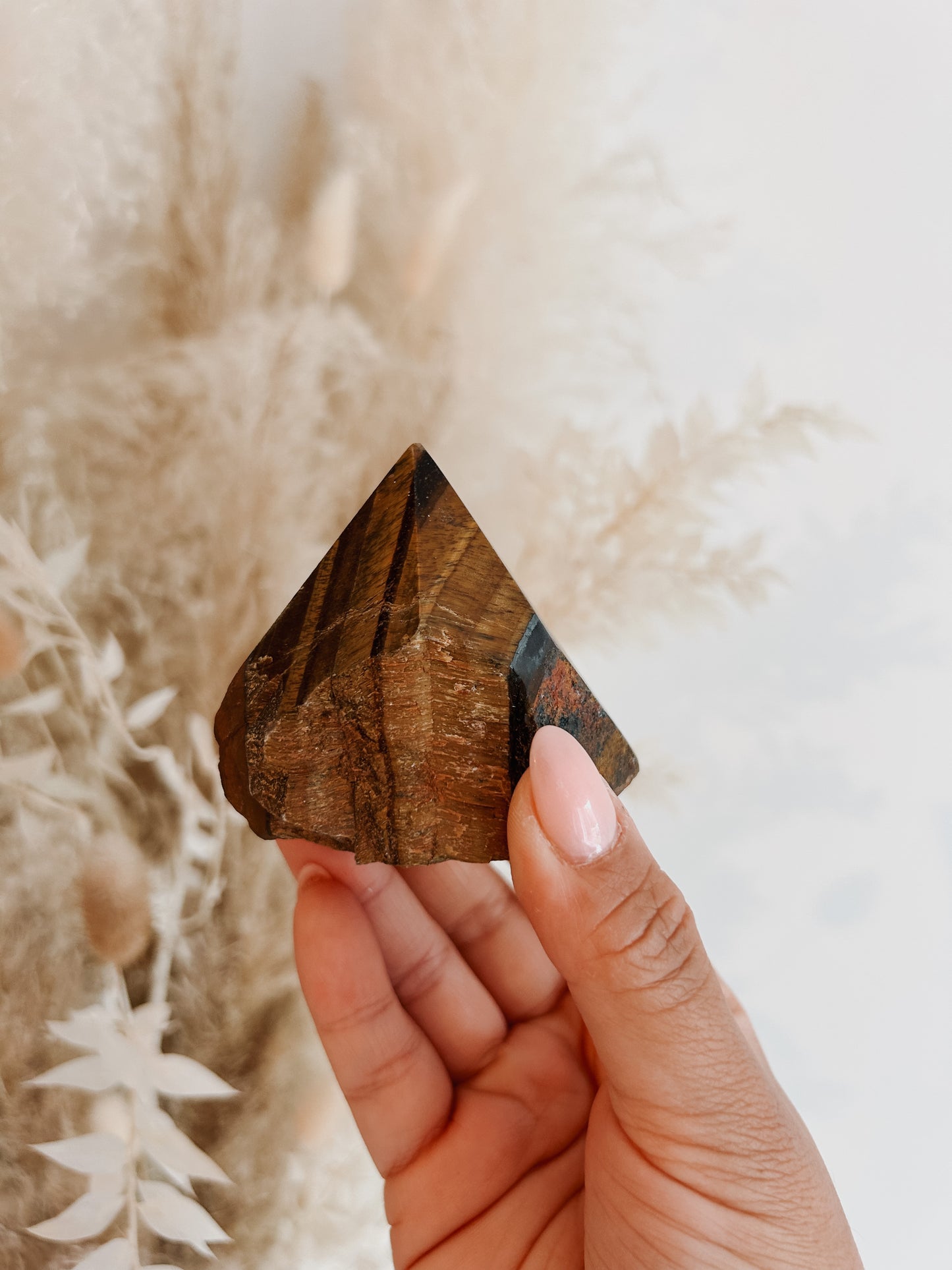 Tigers Eye Raw Polished Point