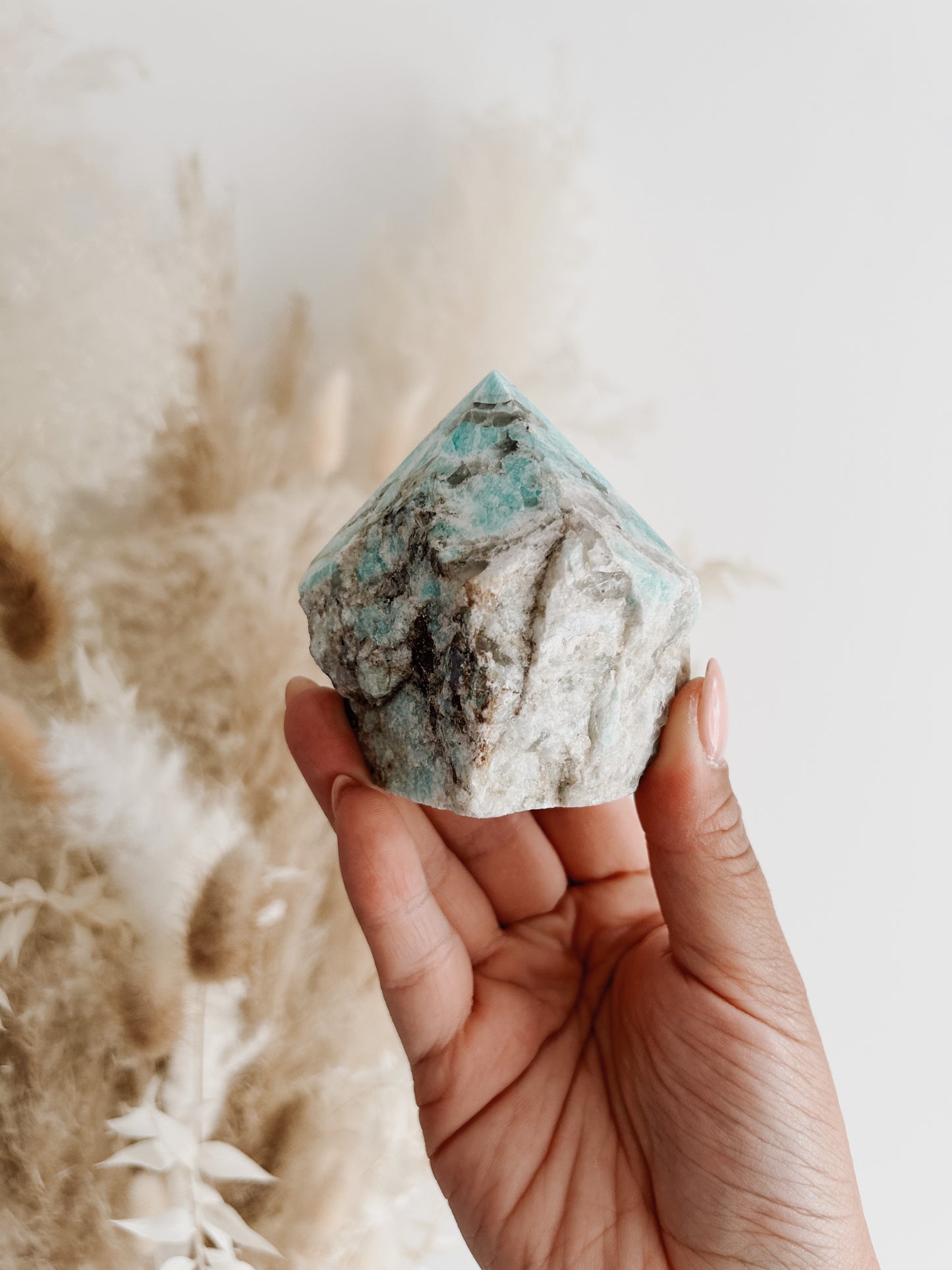 Amazonite Raw Polished Point