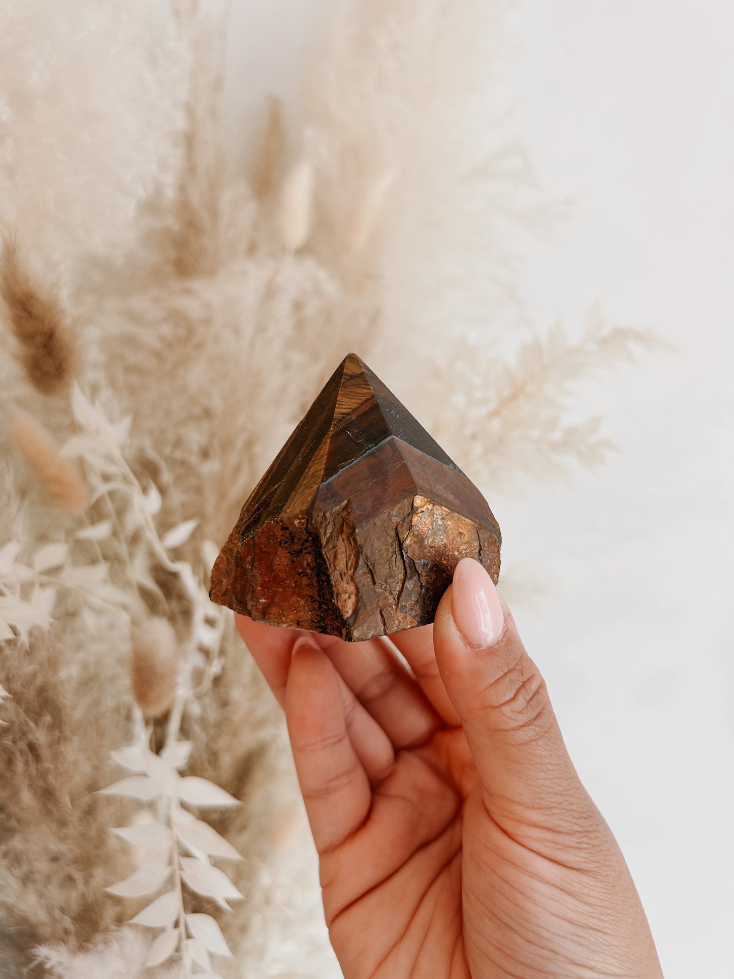 Tigers Eye Raw Polished Point