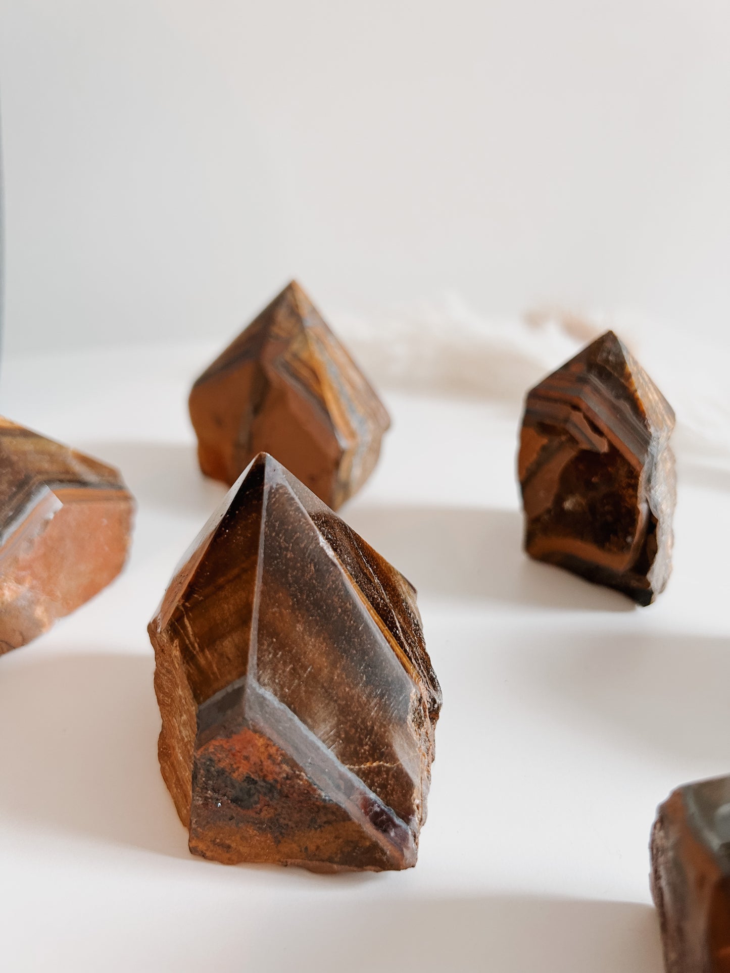 Tigers Eye Raw Polished Point