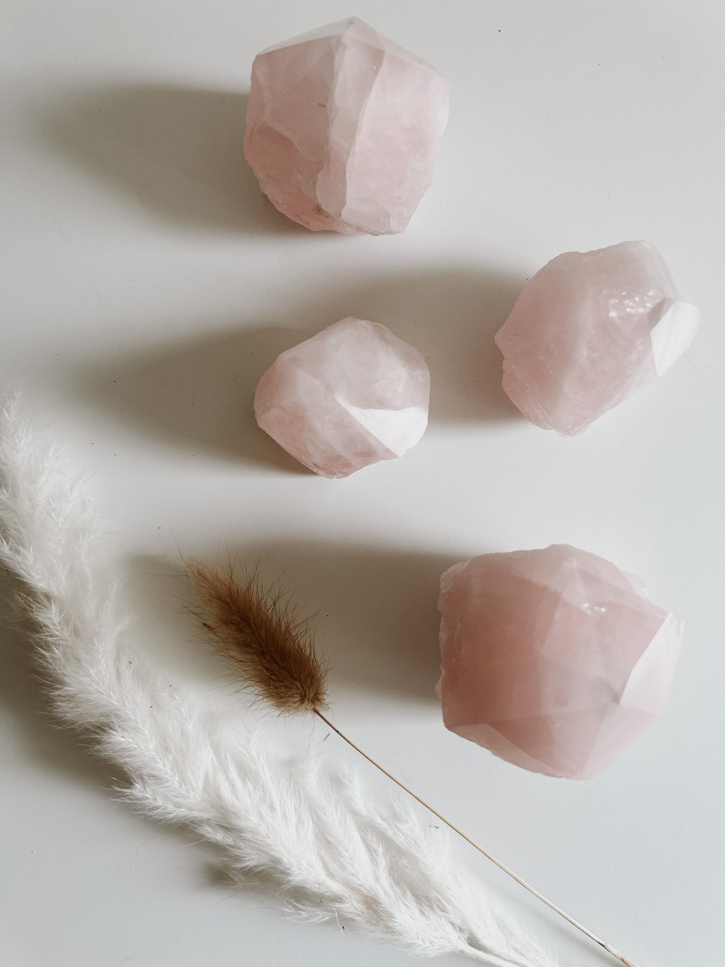 Rose Quartz Raw Polished Point