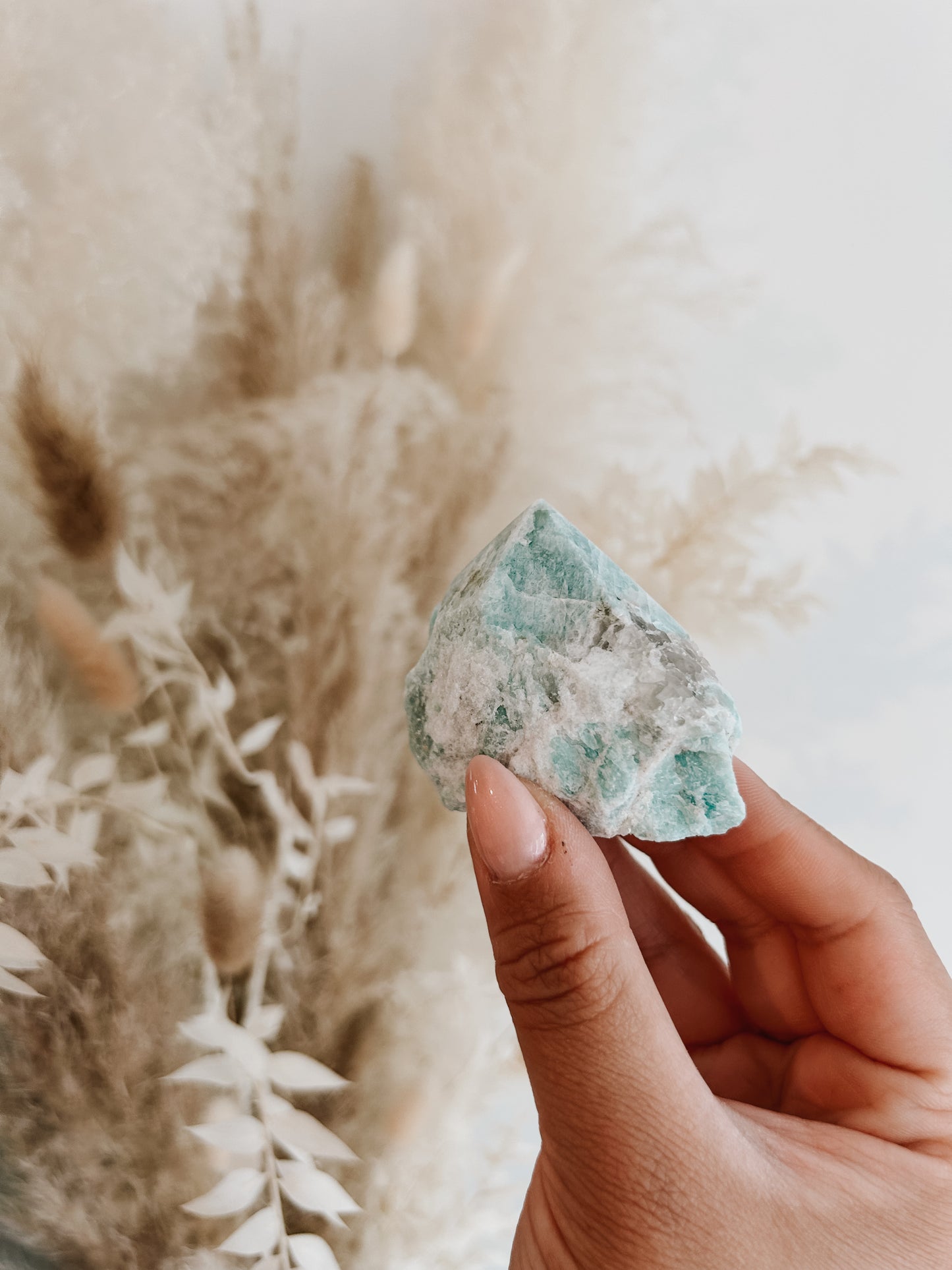 Amazonite Raw Polished Point