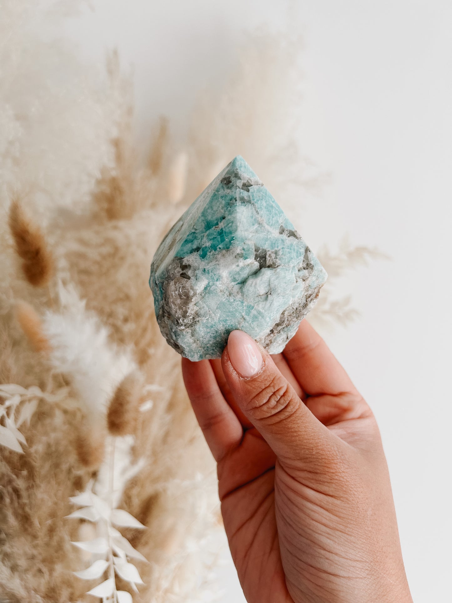 Amazonite Raw Polished Point