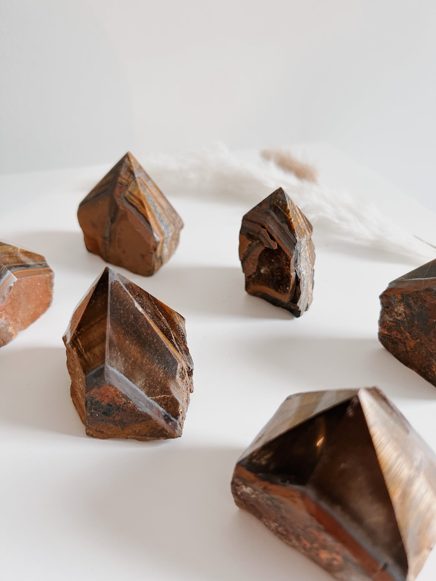 Tigers Eye Raw Polished Point