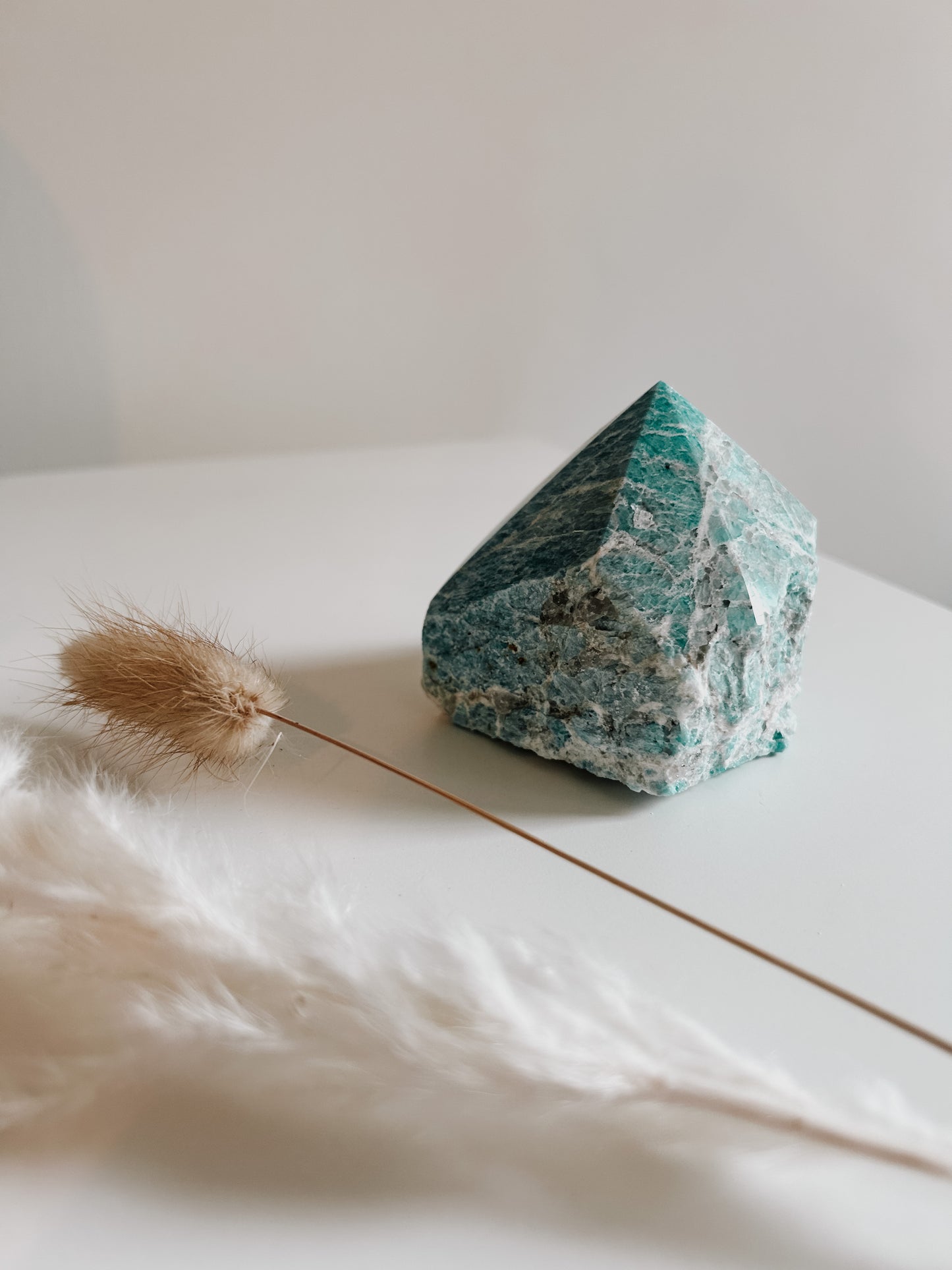 Amazonite Raw Polished Point