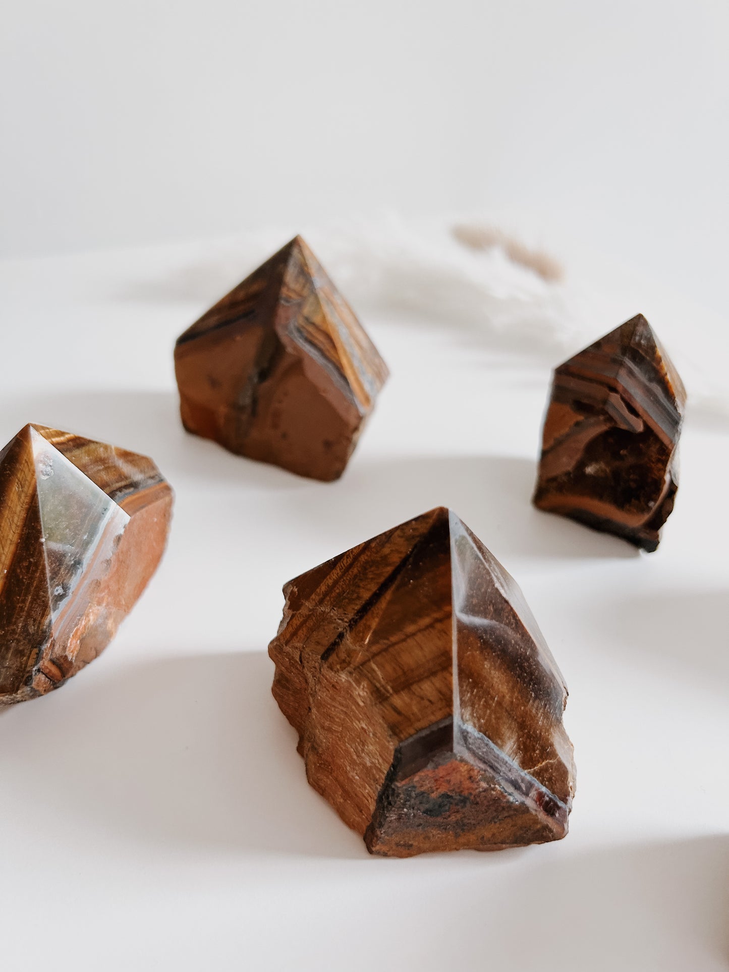 Tigers Eye Raw Polished Point