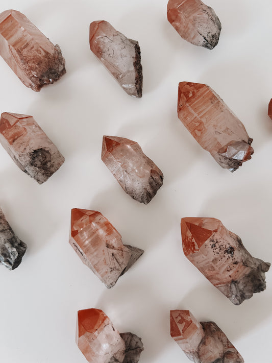 Red & Black Hematite Quartz
