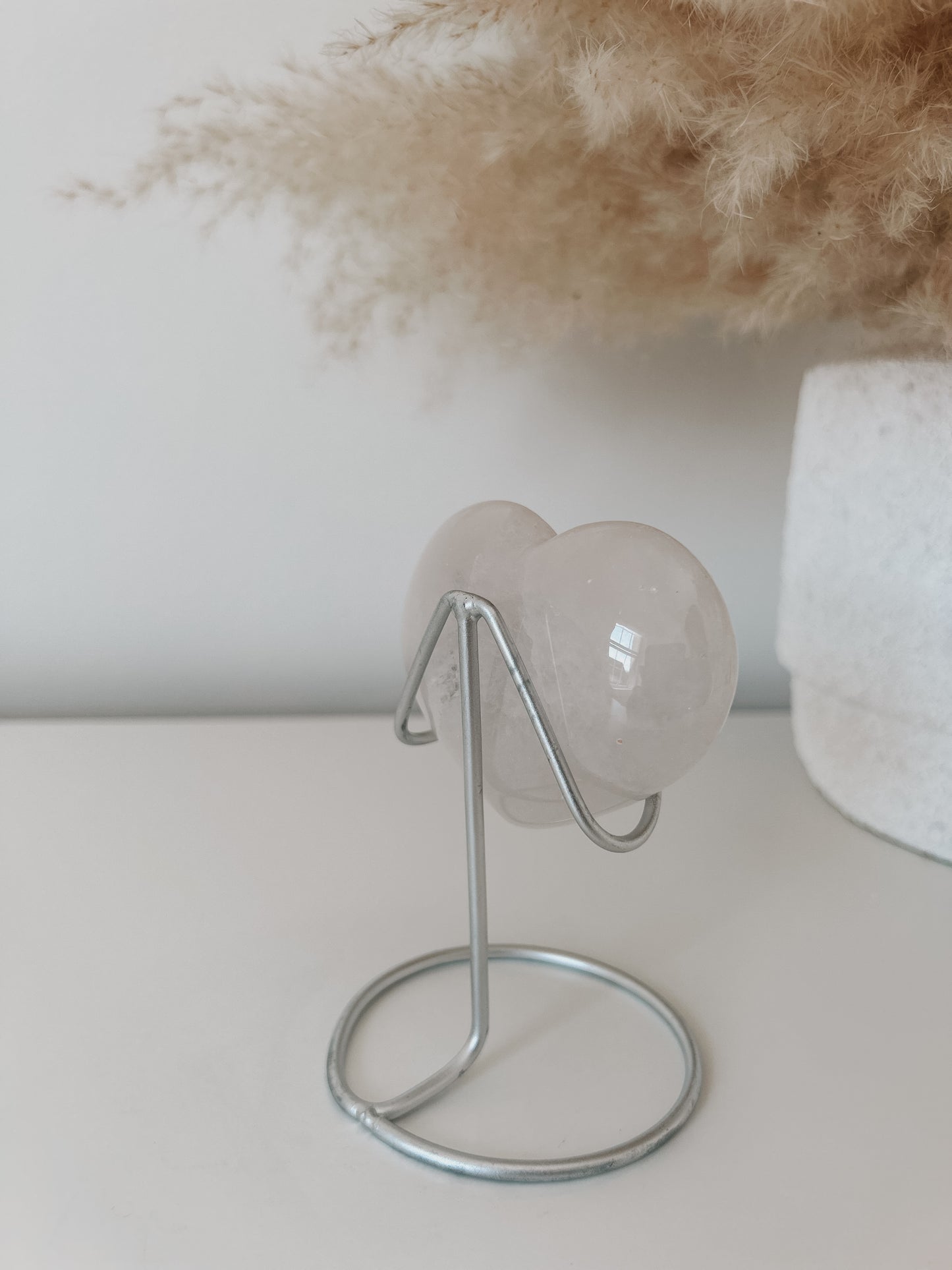 White Agate Heart