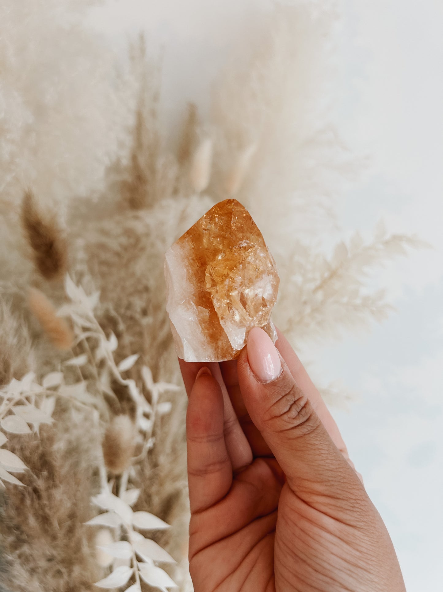 Heated Citrine Raw Natural Point